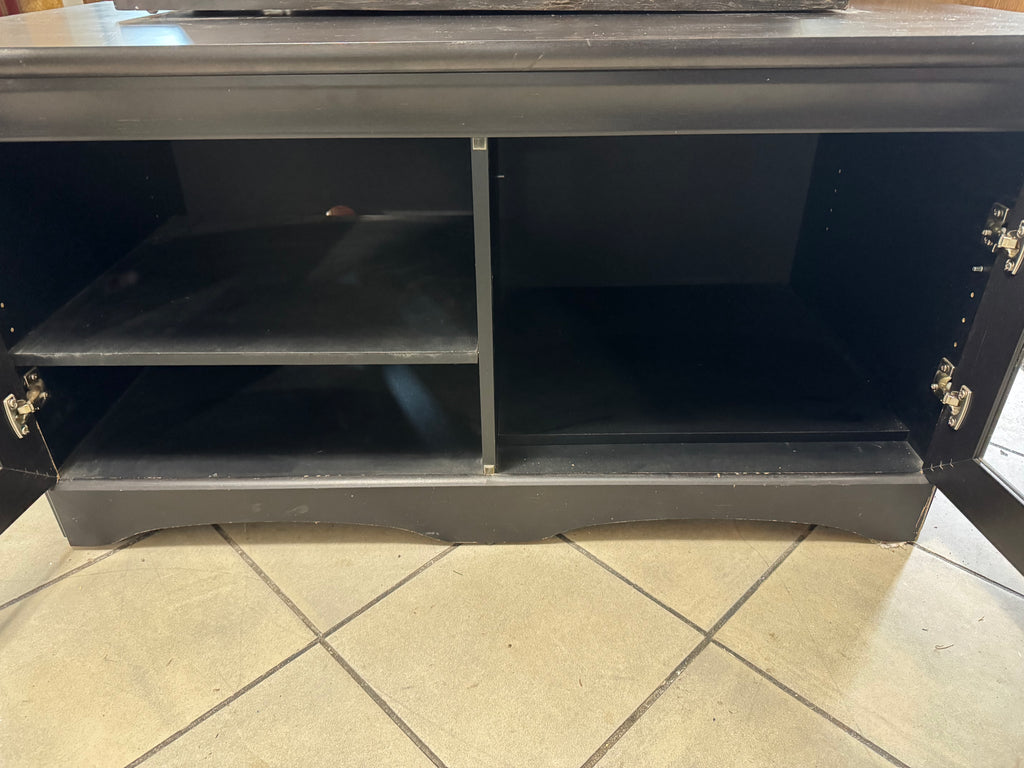 Black entertainment center