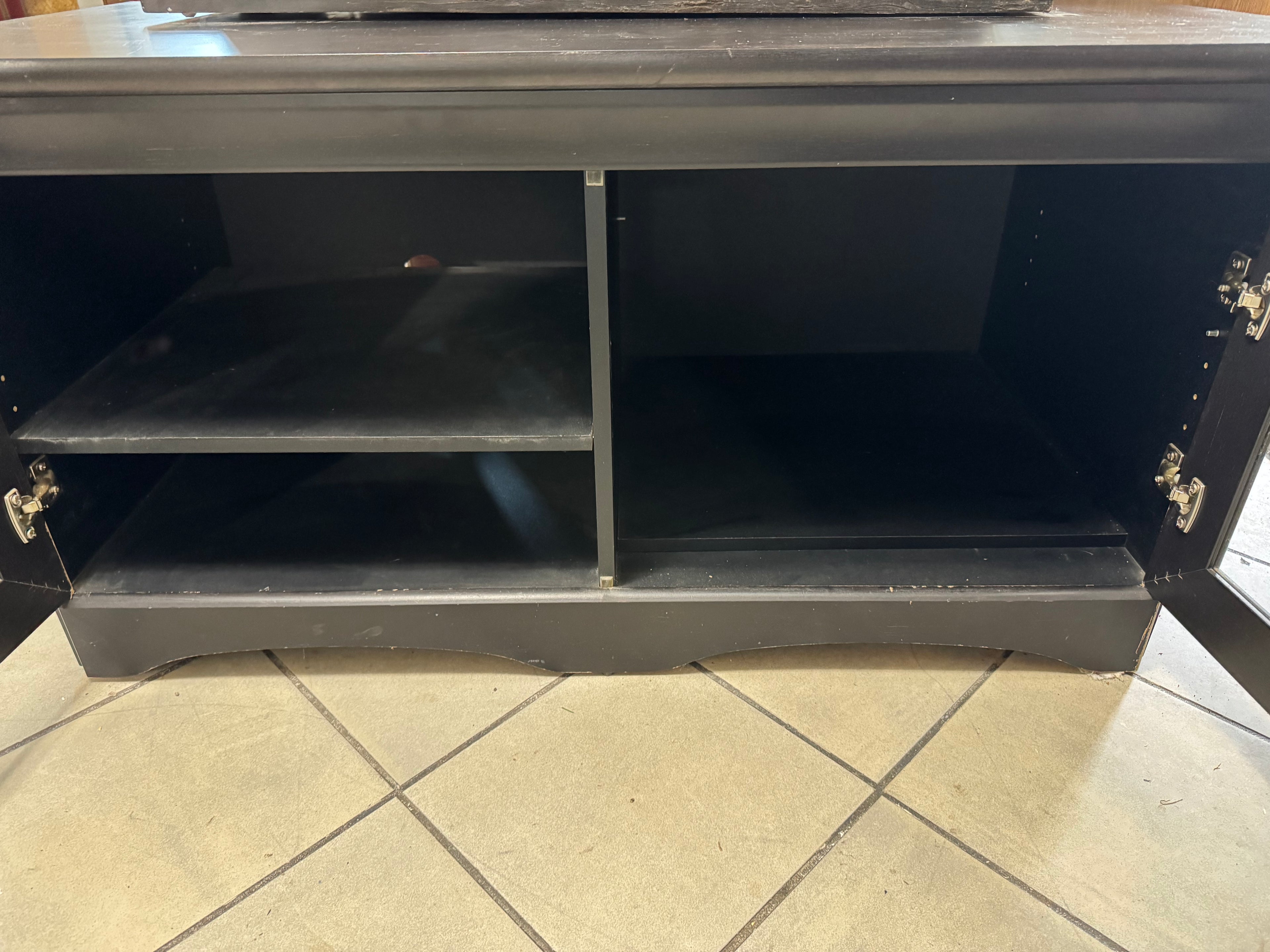Black entertainment center