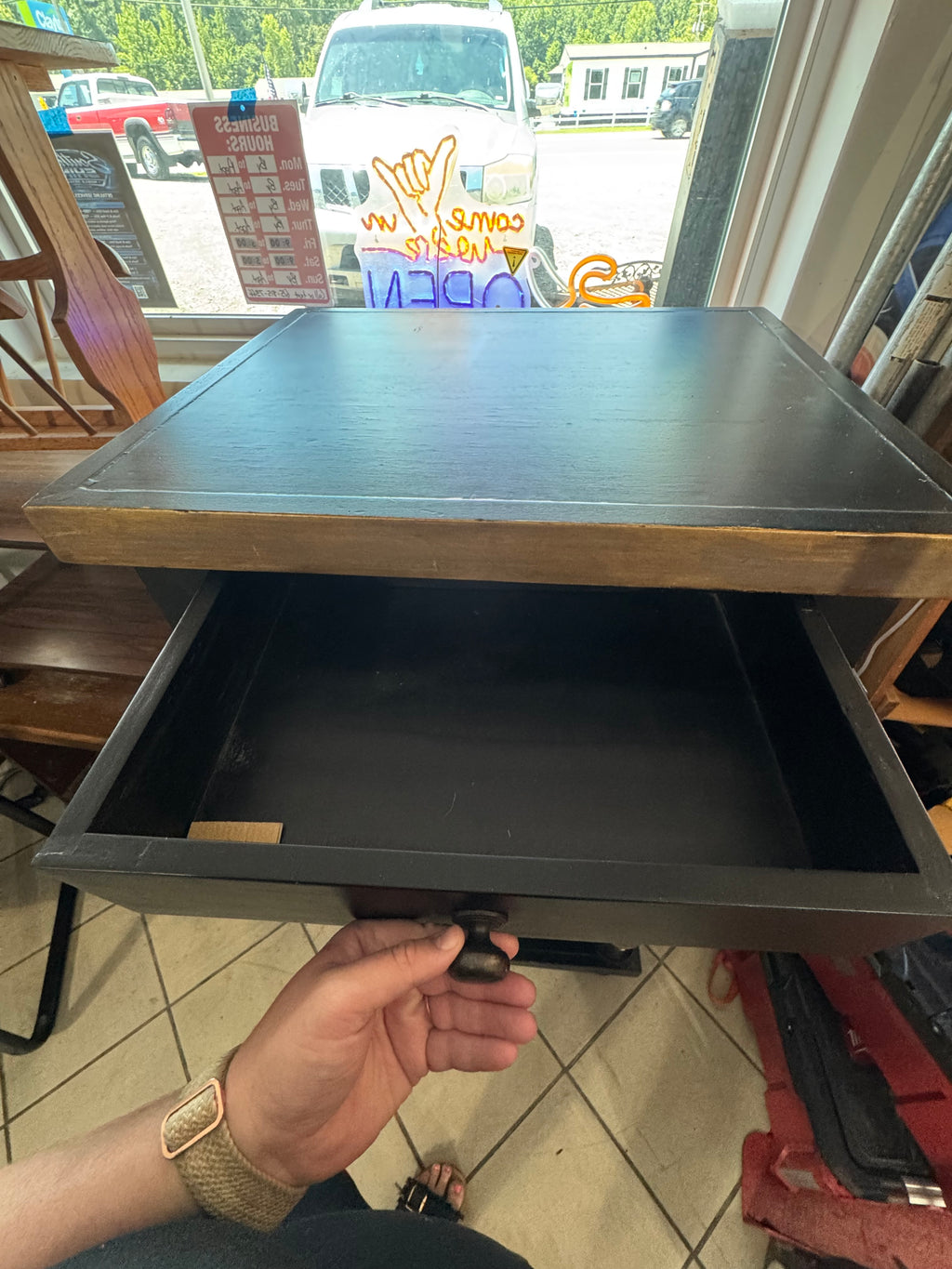 Black and Gold Night Stands