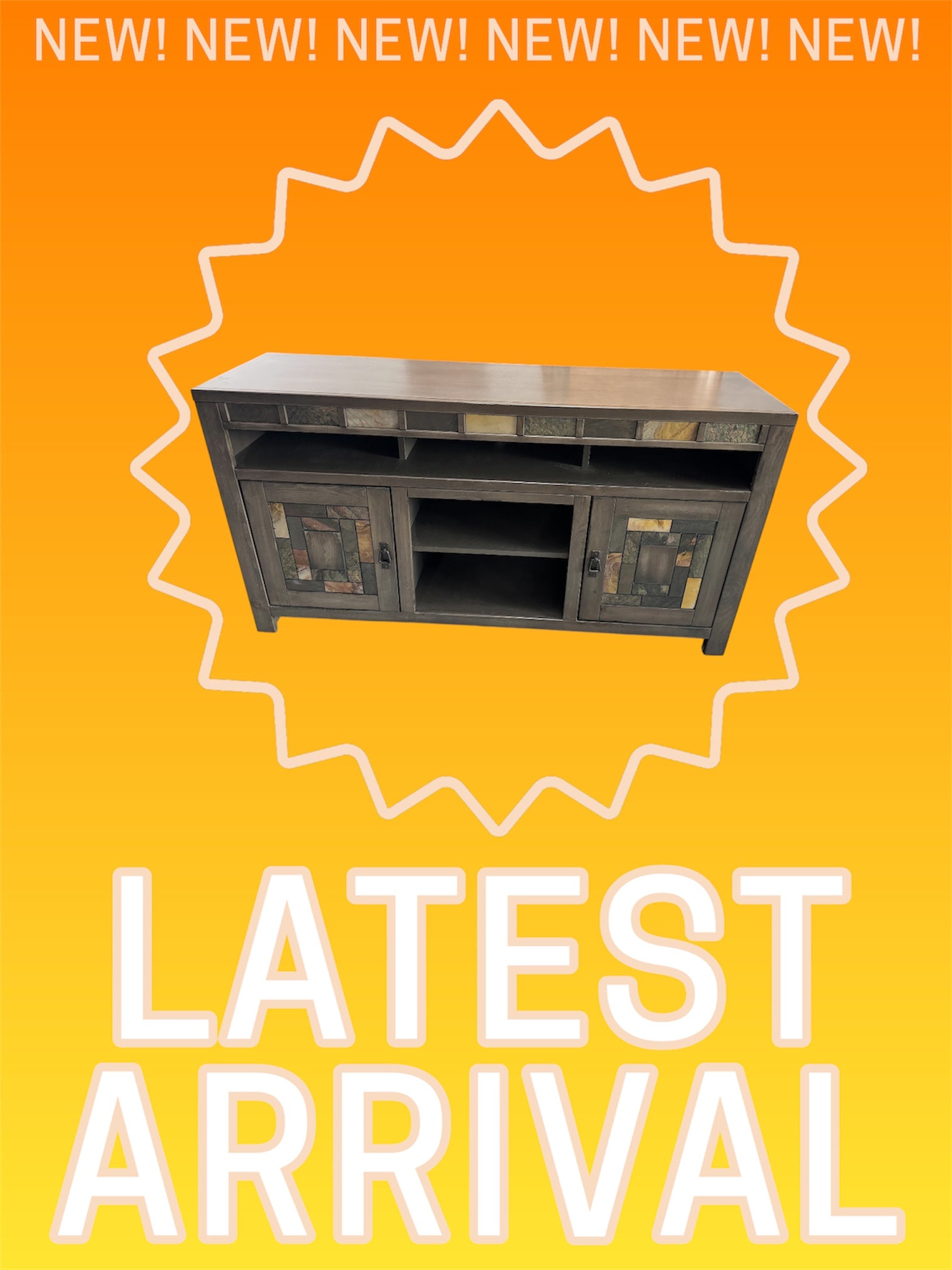 Beautiful Stone Entertainment Center