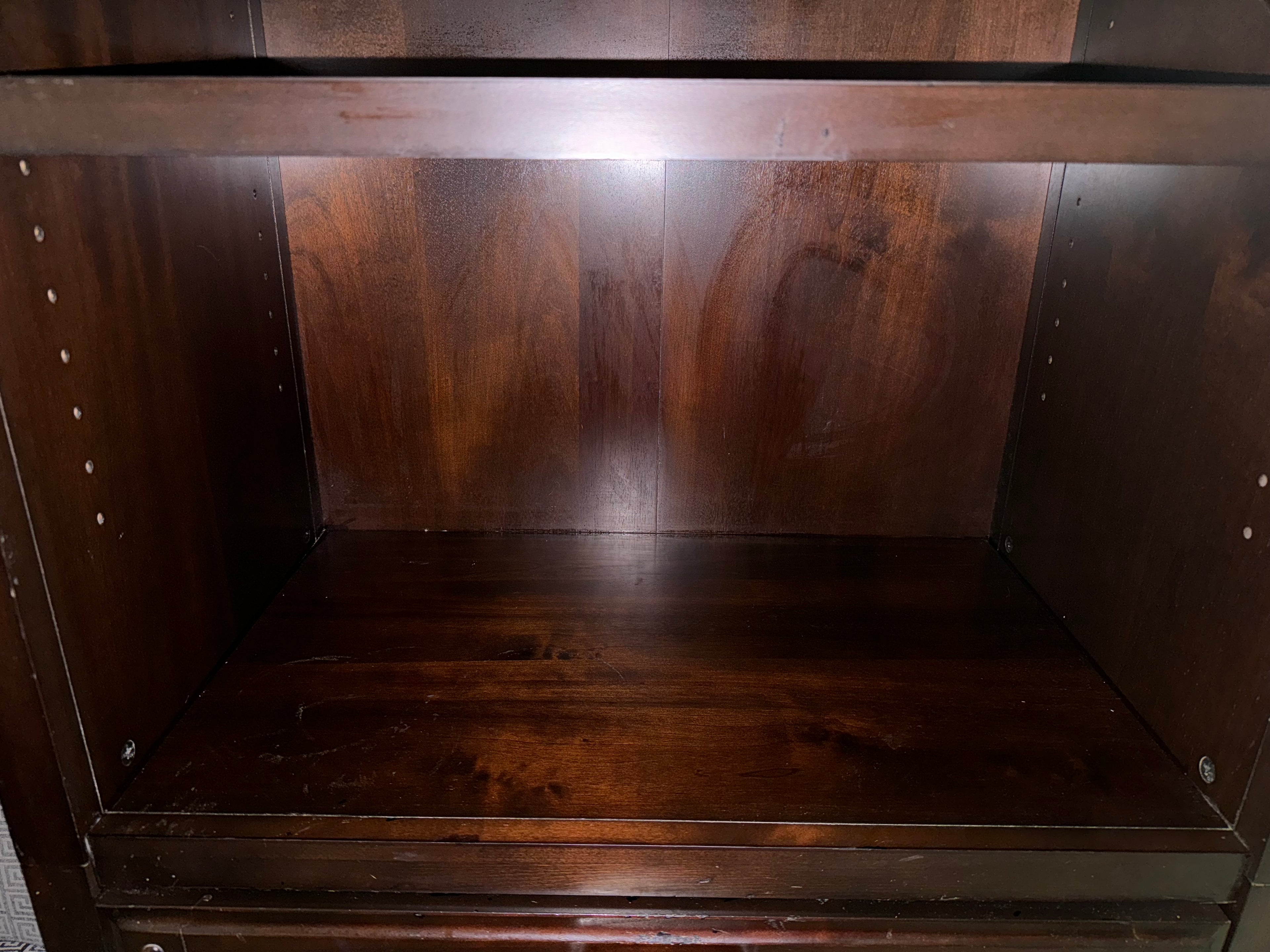 Two Piece Dresser W/Shelves