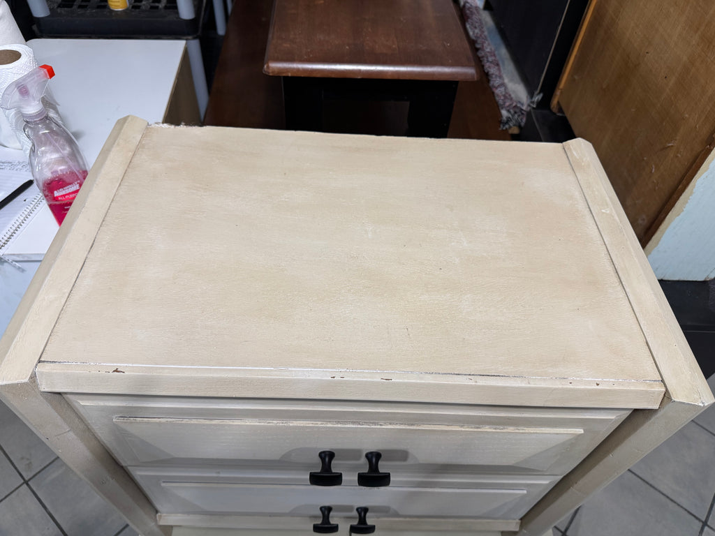Cream Nightstand