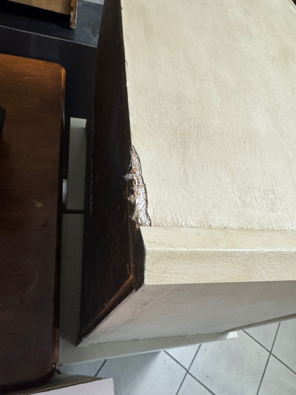 Cream Nightstand