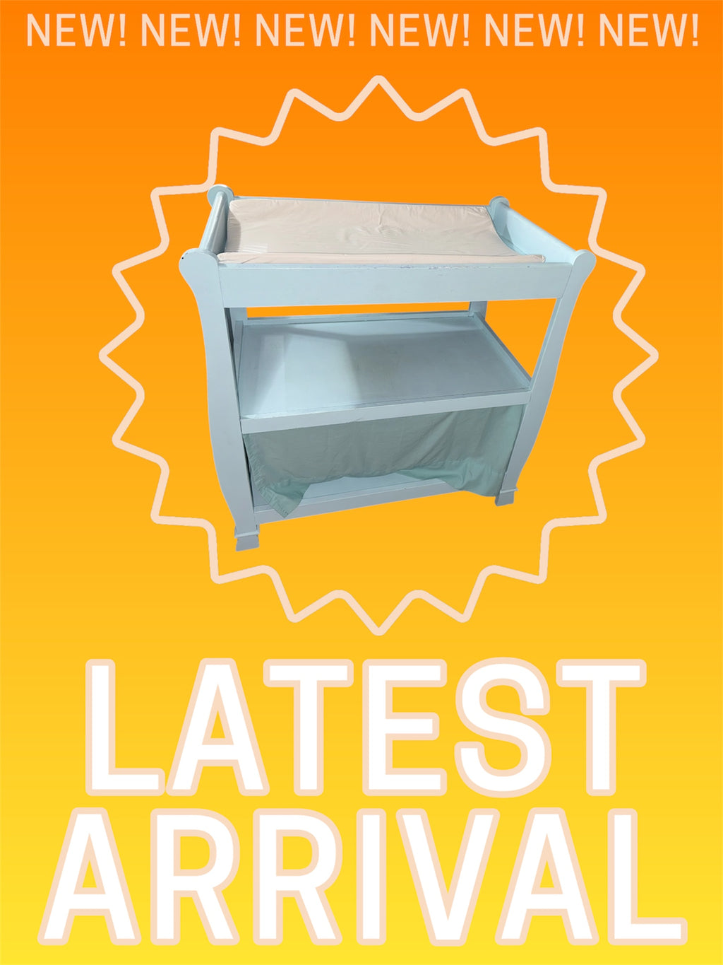 Blue Changing Table