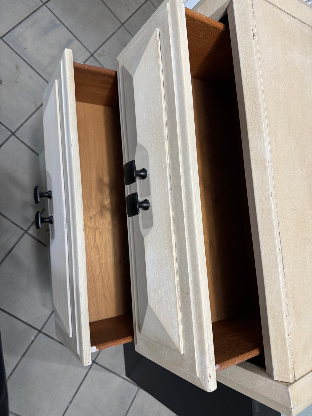 Cream Nightstand