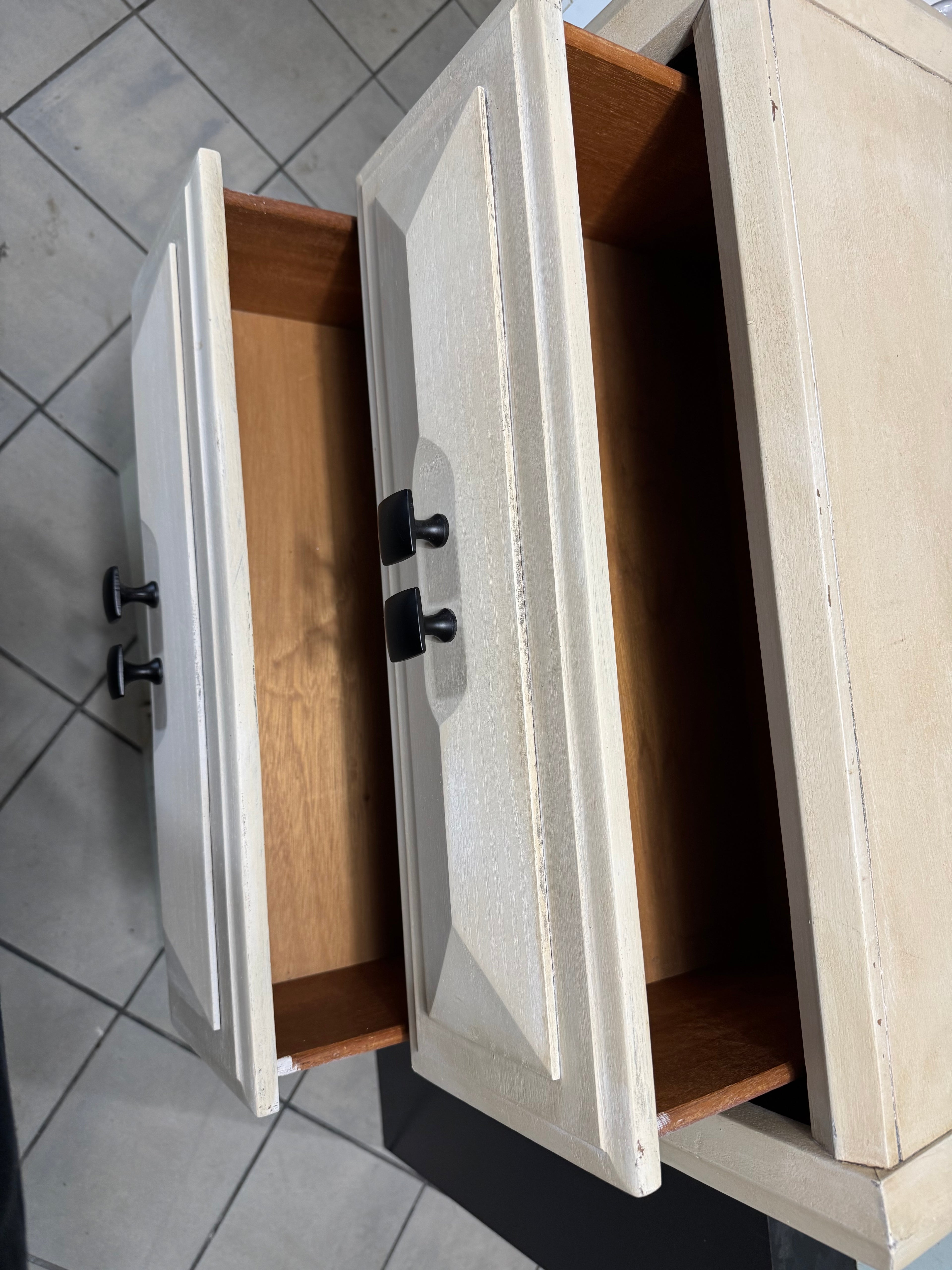 Cream Nightstand